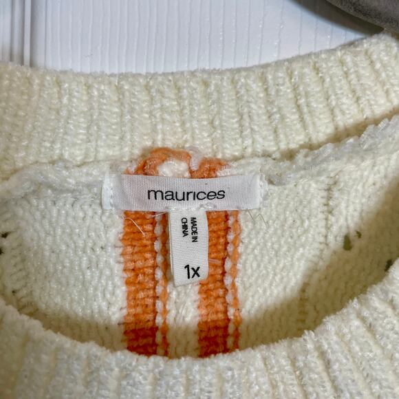 Maurices Chenille Striped Dolman Sweater Size 1X Long Sleeve NWT - Picture 6 of 13